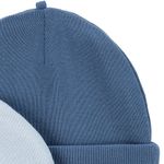 Set-de-2-gorros-azul-solido-para-bebe-niño