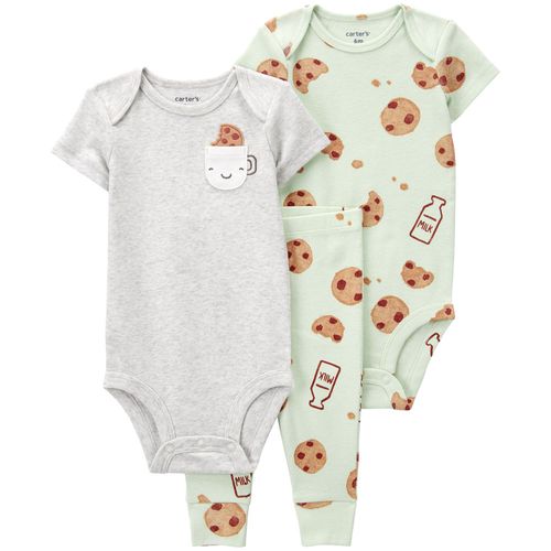 Conjunto de 3 piezas multicolor con estampado para bebé niño