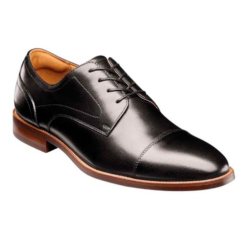 Zapato de vestir Florsheim rucci cap toe oxford negro para hombre