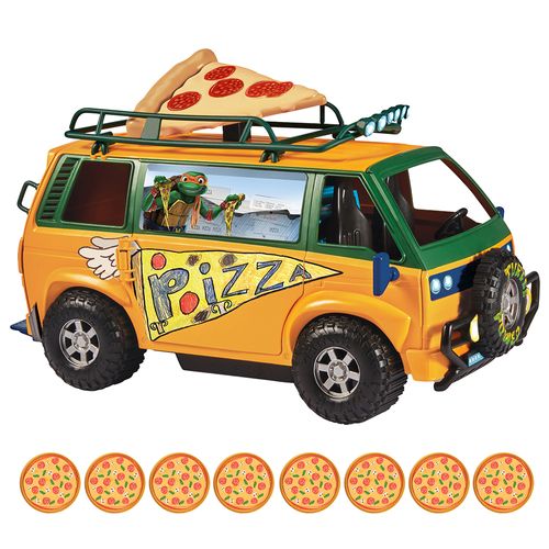 Tortugas ninja pizza van