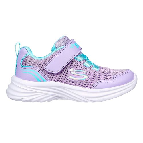 Zapato deportivo Skechers morado para niña bebé