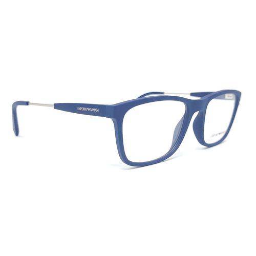 Emporio Armani aro completo de acetato azul para horseman