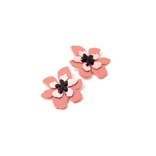 Aretes de flor para mujer