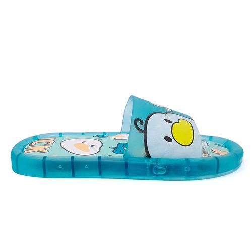 Sandalia casual pato Orange desing color celeste para niño