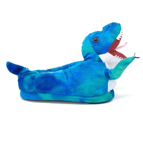 Pantufla dinosaurio Orange design azul para niño