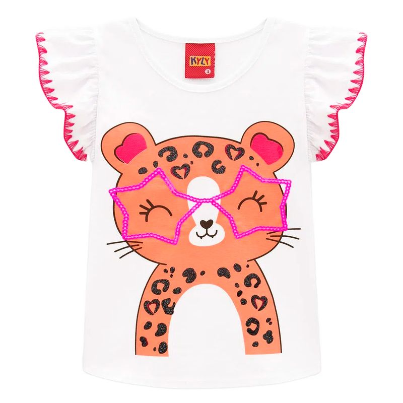 Blusa-blanca-con-estampado-para-niña