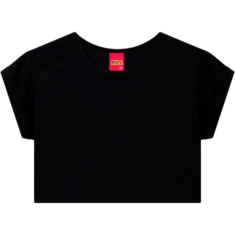Blusa-negra-solido-para-niña