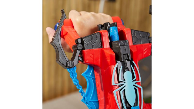 Dardos Lanzador Spiderman LANZADOR NERF SPIDER-MAN DARDOS Y AGUA