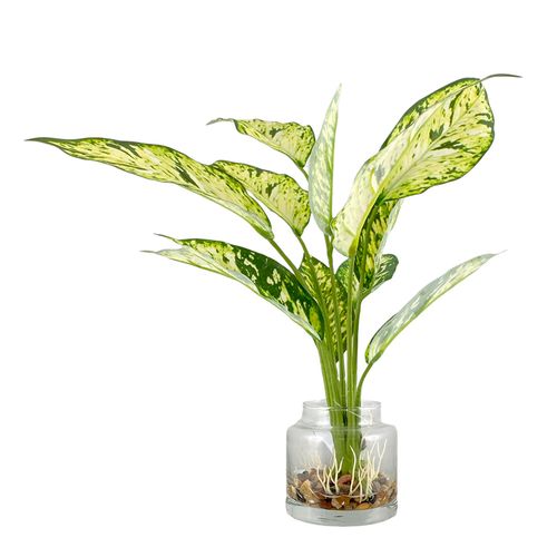 Planta artificial con maceta 32x32x40 cm