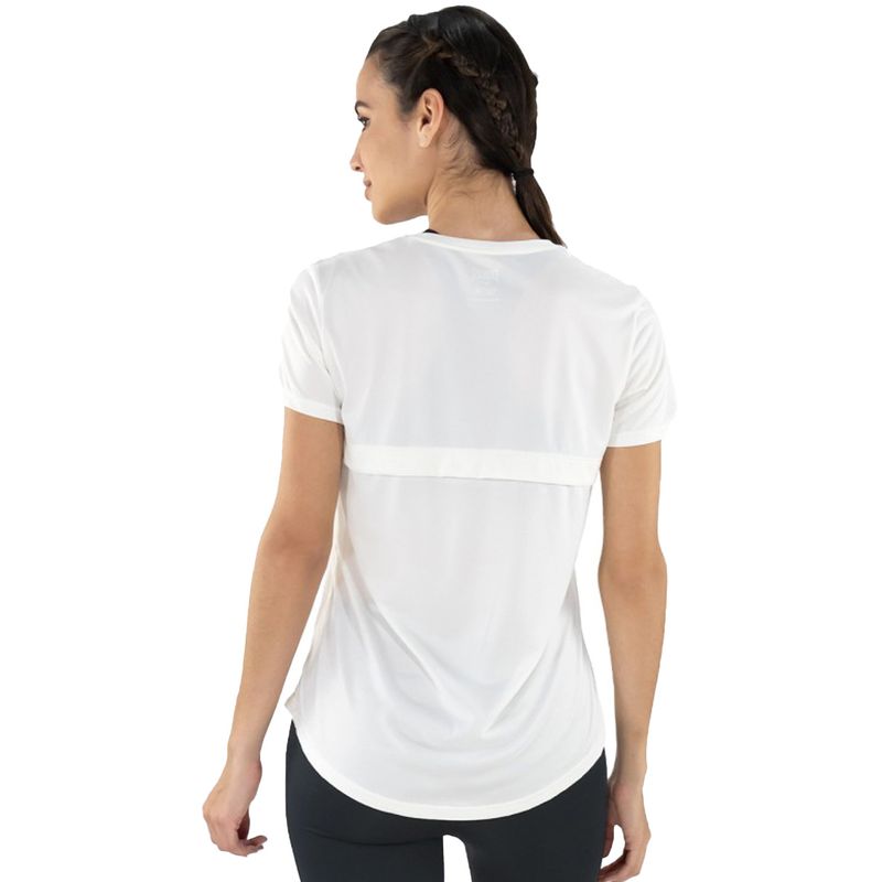 Camiseta Everlast deportiva blanca manga corta para dama