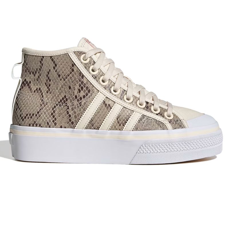 Zapato deportivo casual Adidas Originals Nizza Platform animal print para mujer Siman Guatemala