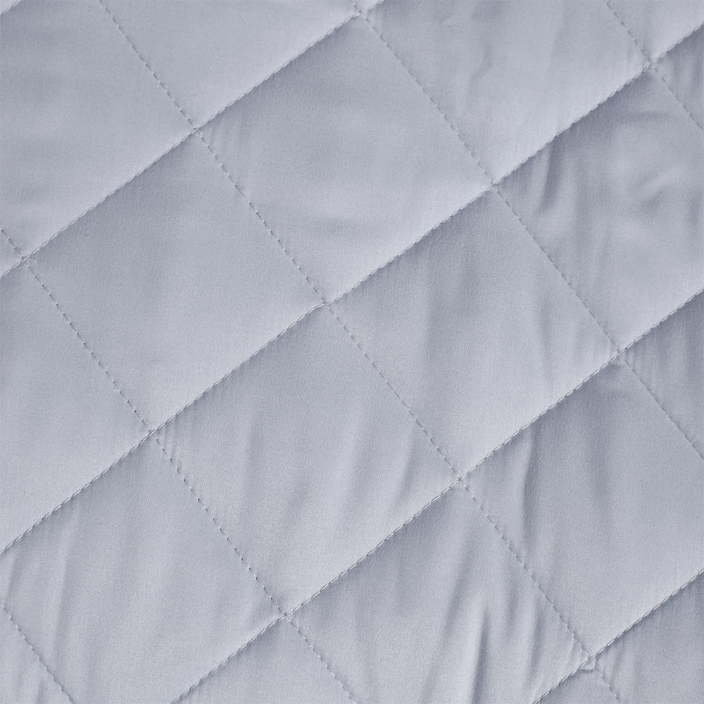 Cubrecama doble Superior Diamond Solitaire de algodón de primera calidad  Jacquard Matelassé con fundas de almohada a tono, color aguamarina