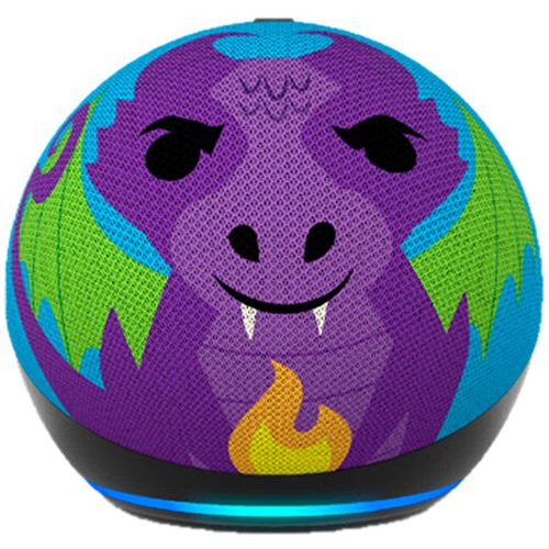 Bocina smart amazon echo dot 5ta gen kid dragón