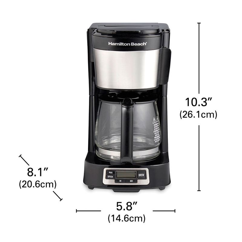 Mixpresso Mini cafetera de goteo compacta con cesta de preparación, cafetera  pequeña negra, una taza, regalo para hombres y mujeres (10.5 onzas) :  .es: Hogar y cocina