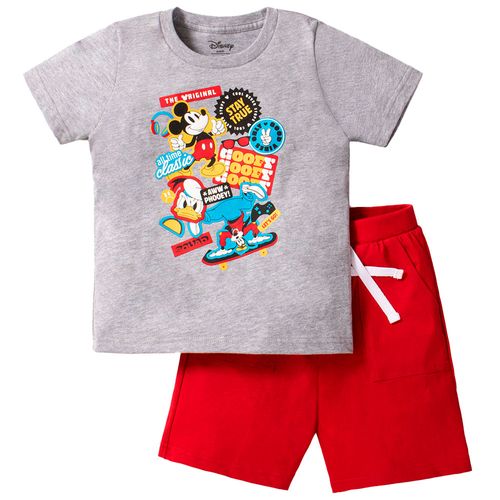 Conjunto de 2 piezas multicolor con estampado de Mickey Mouse, Pato Donald y Pluto para niño