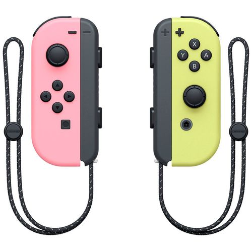 Control switch joy-con rosado amarillo pastel