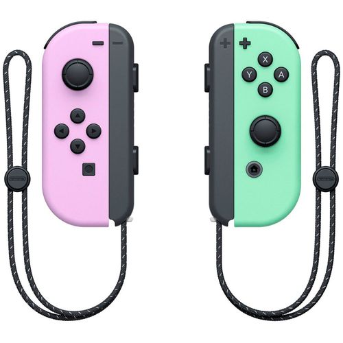 Control switch joy-con morado y verde pastel