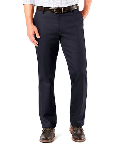 Pantalón Jean cut Dockers straight fit azul navy sólido para hombre