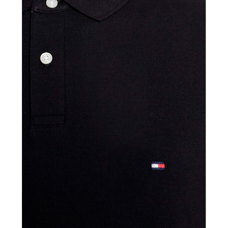 Tommy Hilfiger Camisa polo básica negra para hombre Siman Guatemala
