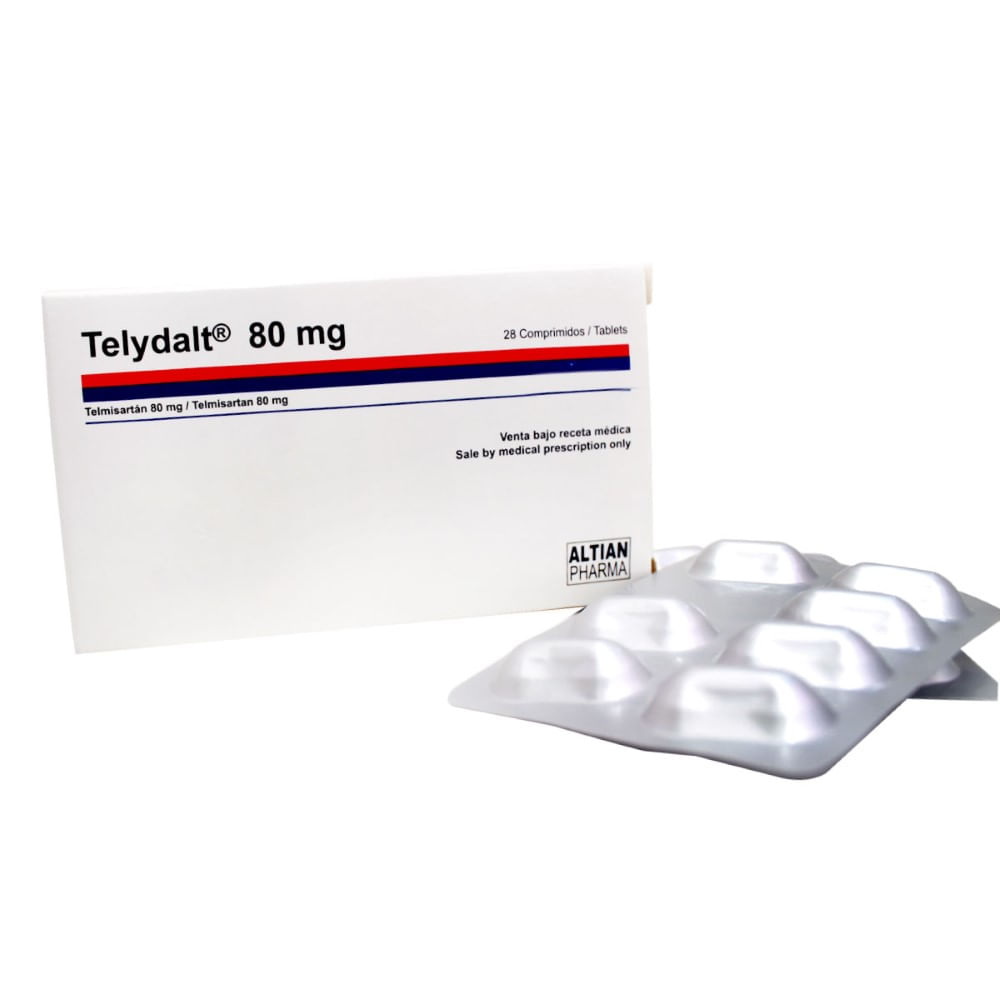 Telydalt 80mg x 28 comprimidos - Siman El Salvador