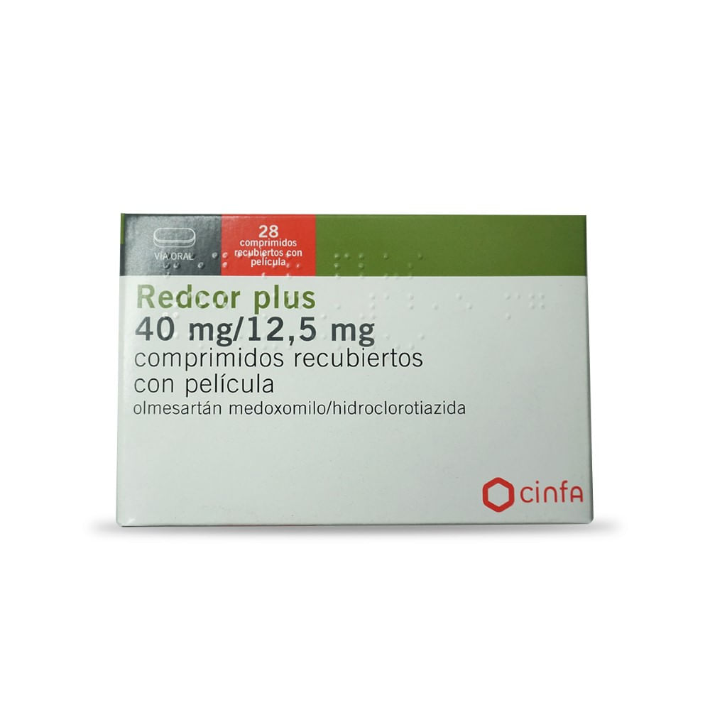 Redcor plus 40mg/12.5mg x 28 comprimidos