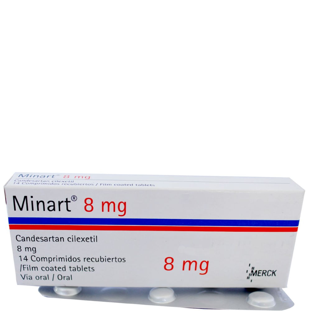 Minart 8mg x 14 comprimidos - Siman El Salvador