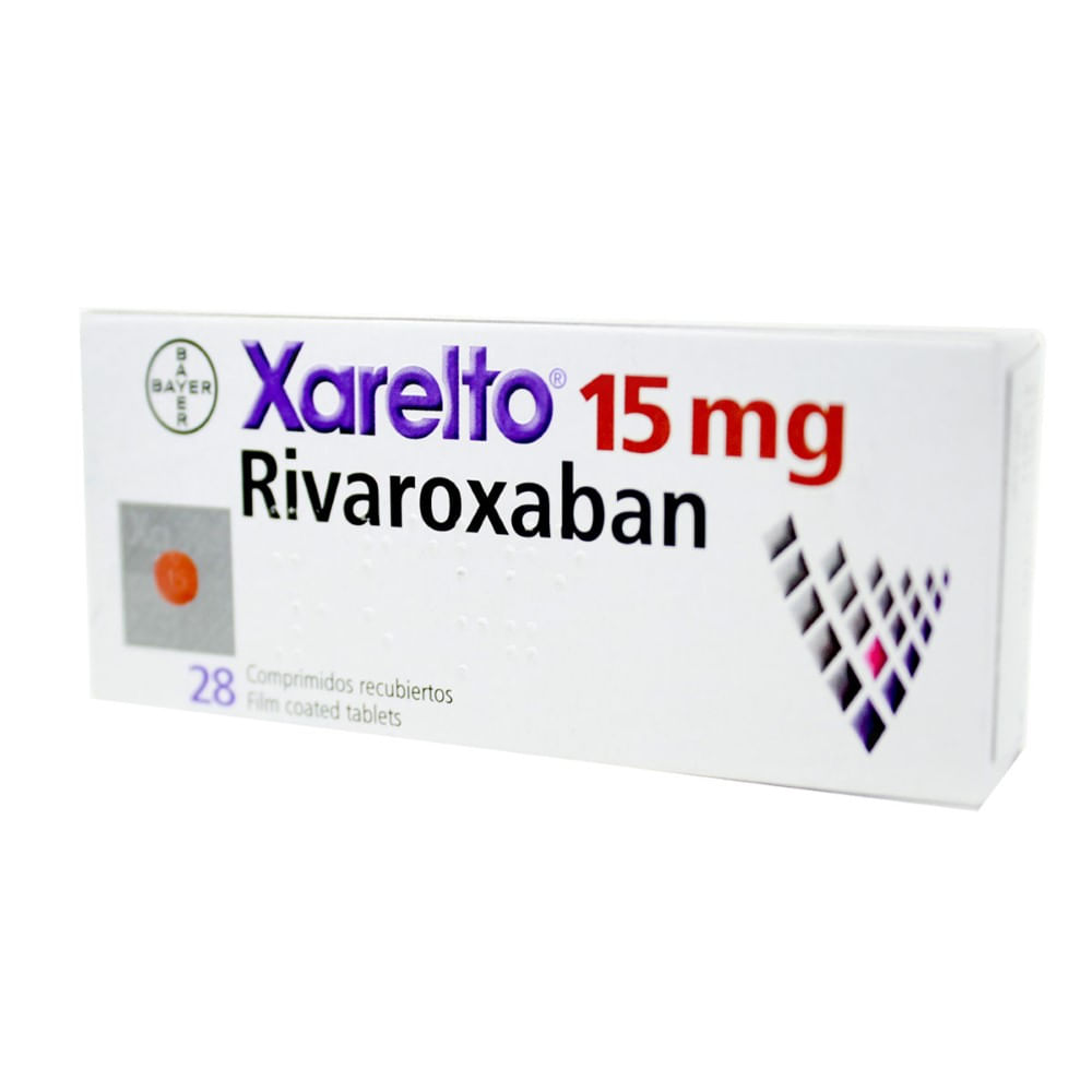 Xarelto 15mg x 28 comprimidos siman el salvador