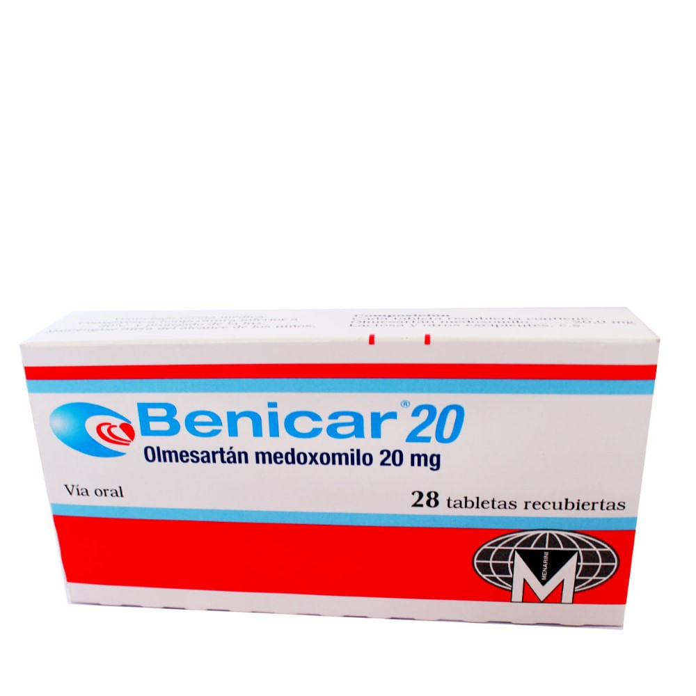 Benicar 20mg X 28 Tabletas Siman El Salvador