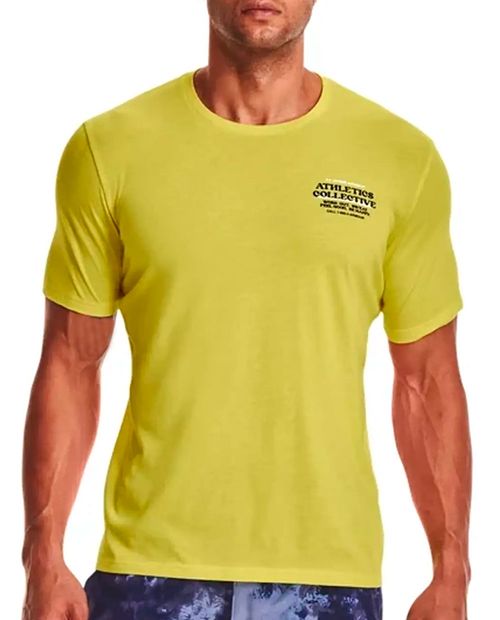 Camiseta deportiva estampada Under Armour para hombre