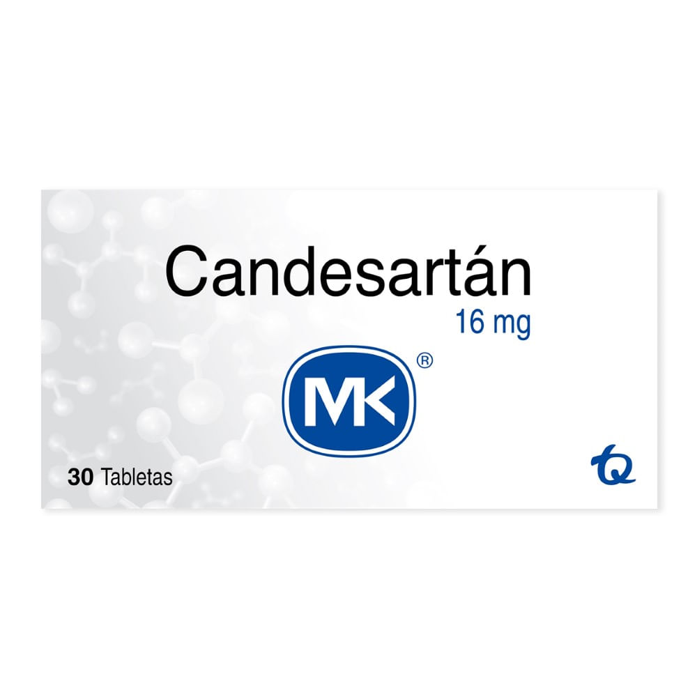 Candesartan mk 16mg x 30 tabletas - Siman El Salvador