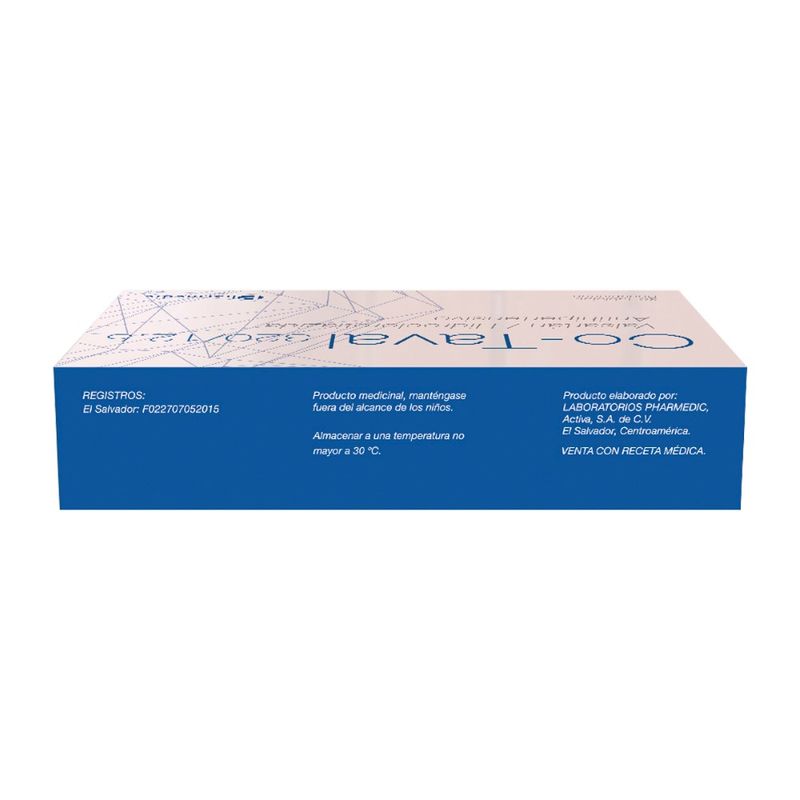 Co-taval 320mg/12.5mg x 30 tabletas - Siman El Salvador