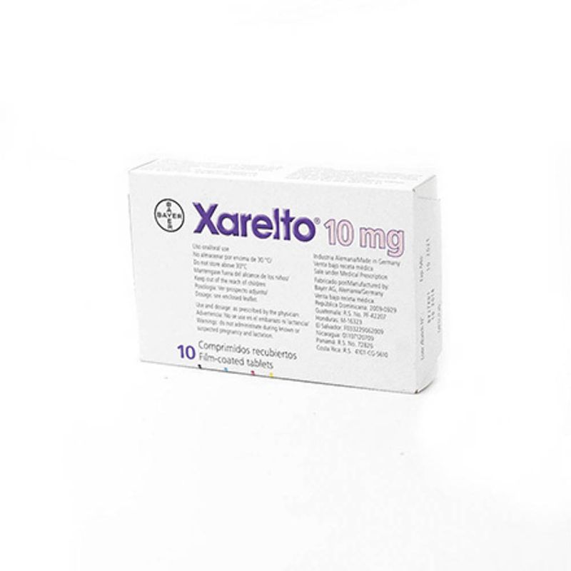 Xarelto 10mg 10 Comprimidos - Siman El Salvador