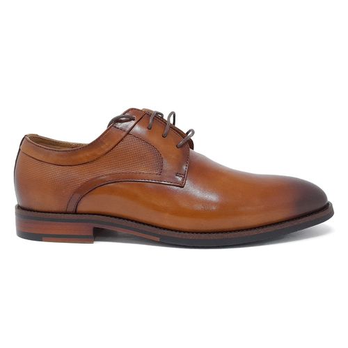 Zapato de vestir Perry Ellis color café para hombre