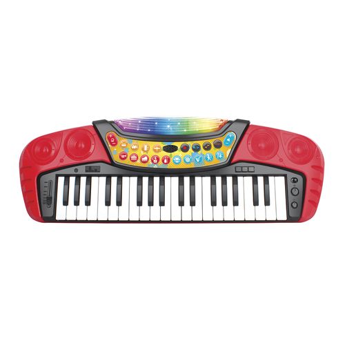 Sound & Music World Piano Electrónico 37 Teclados C/ Luz Sonido
