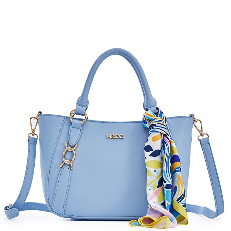 Bolsa H&co Tipo Satchel Color Blanca