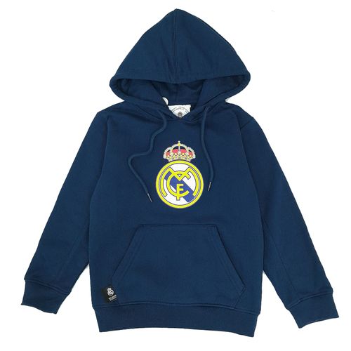 Sudadera azul con estampado del equipo Real Madrid para niño