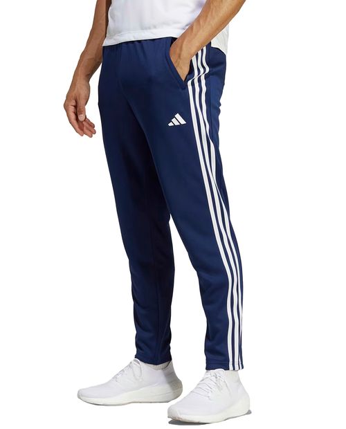 Pants deportivo azul estampado Adidas para hombre