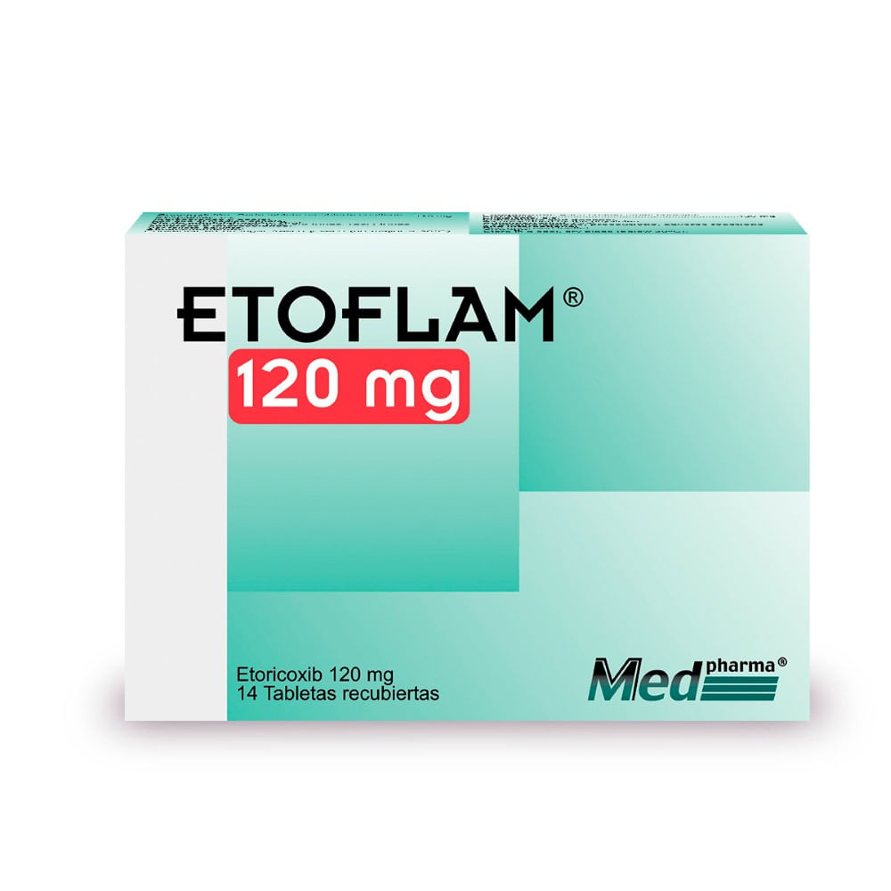 Etoflam 120mg x 14 tabletas - Siman El Salvador
