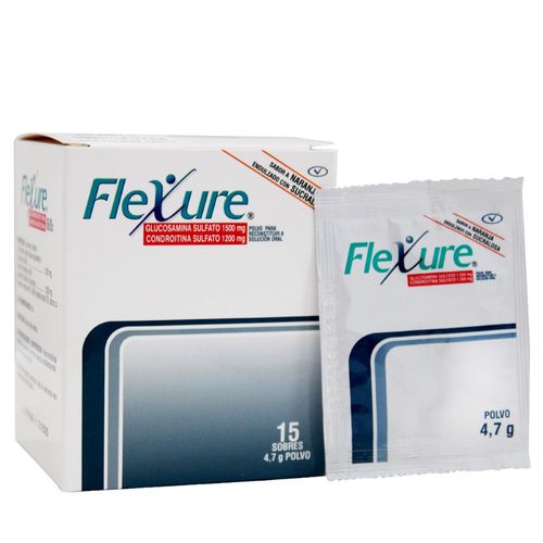 Flexure sabor naranja x 15 sobres