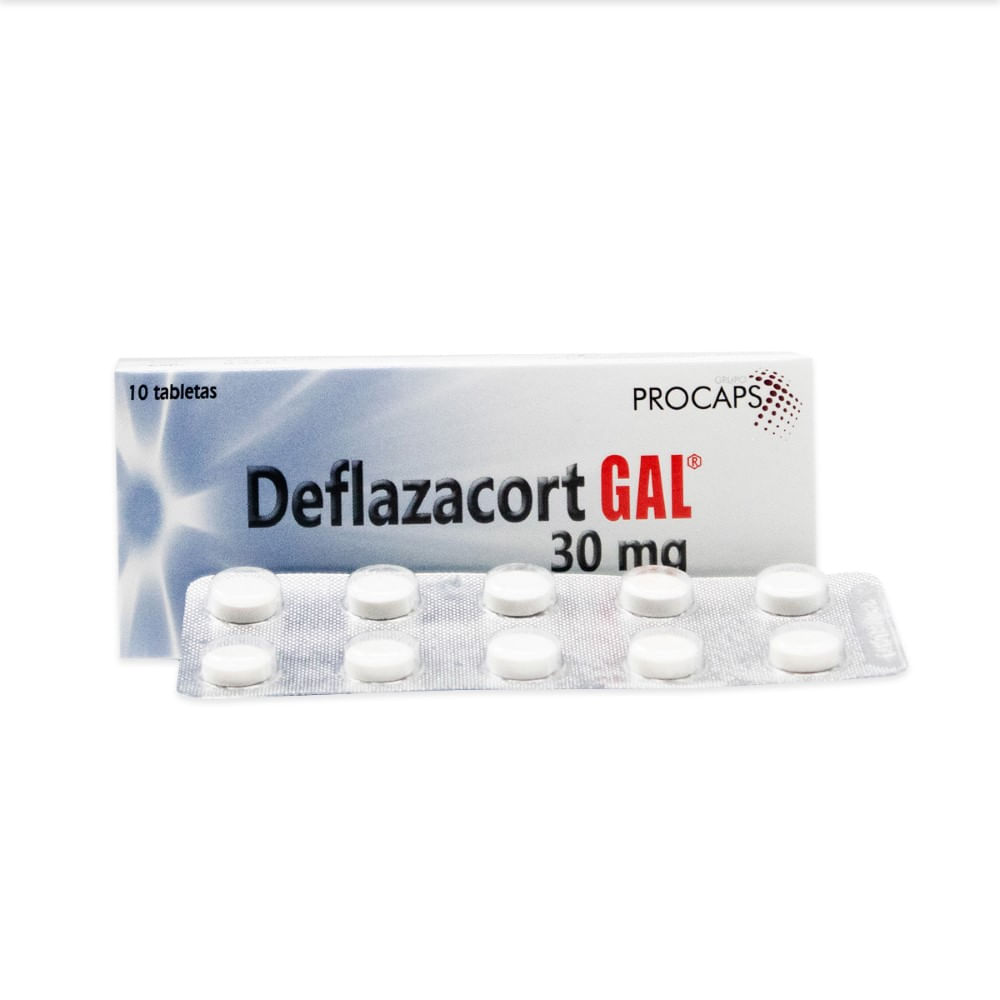 Deflazacort gal 30mg x 10 tabletas - Siman El Salvador