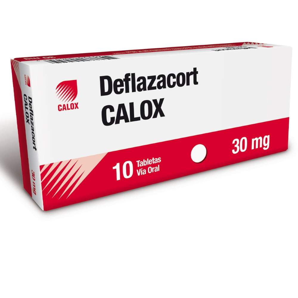 Deflazacort calox 30mg x 10 tabletas - Siman El Salvador