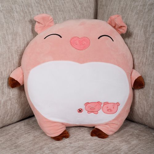 Cojín rosado de cerdo 35cm