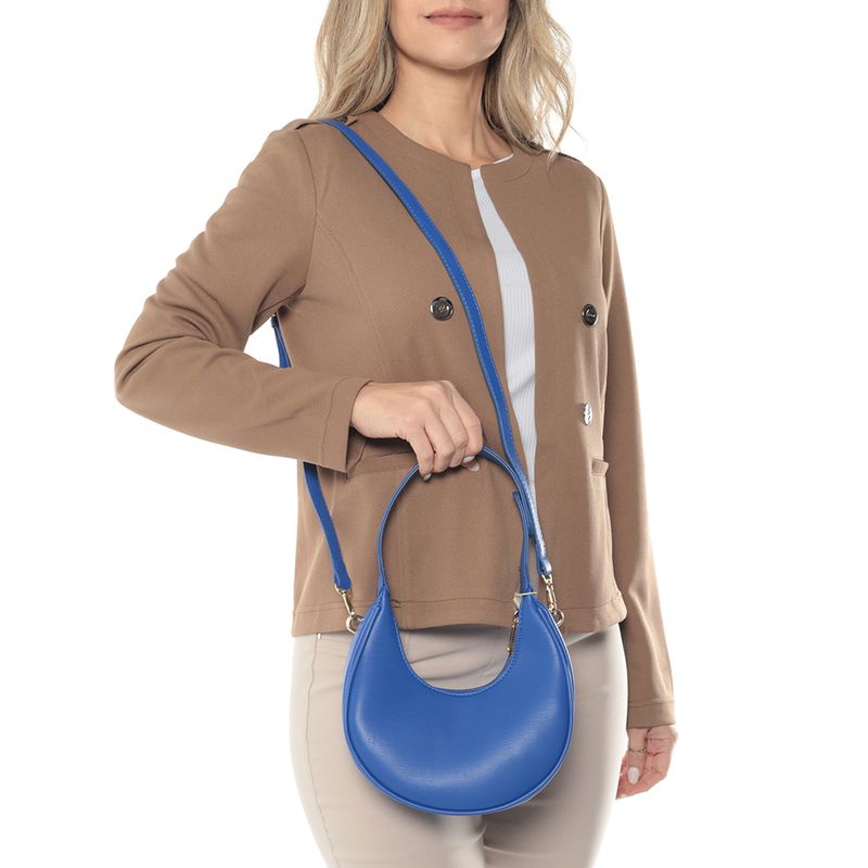 Cartera Hobo Sabrina color azul para mujer - Siman El Salvador