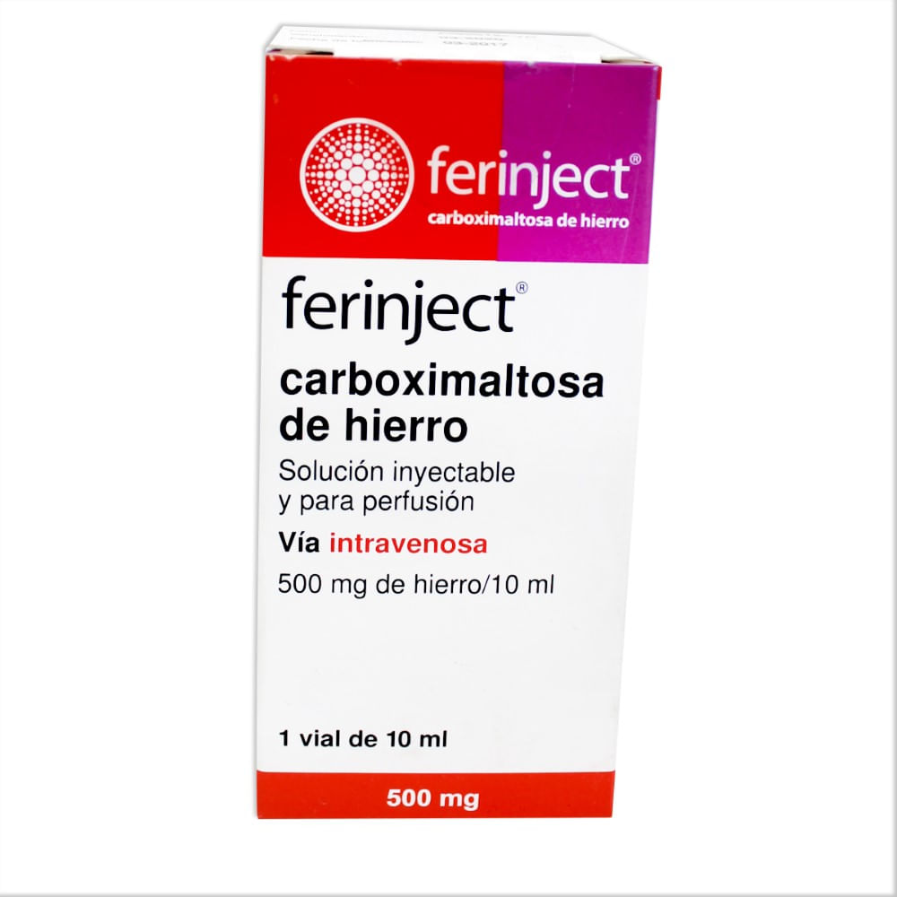 Ferinject 500mg solucion inyectable 1 vial 10 ml - Siman El Salvador