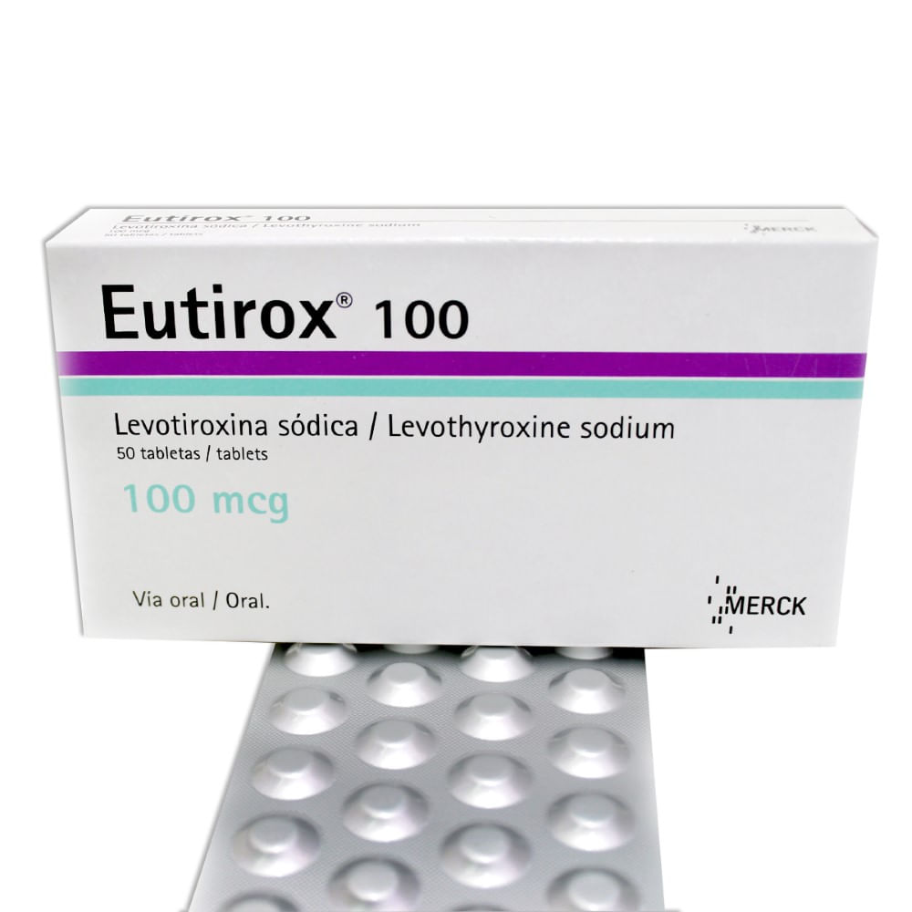 Eutirox 100mcg X 50 Tabletas Siman El Salvador