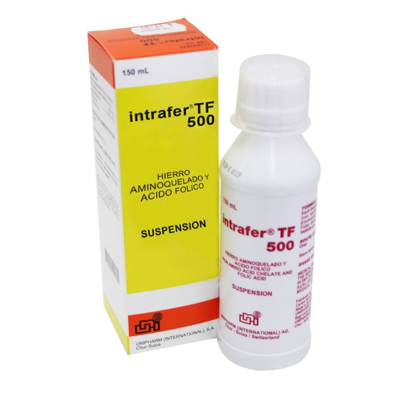 Intrafer tf 500 suspension x 150 ml - Siman El Salvador