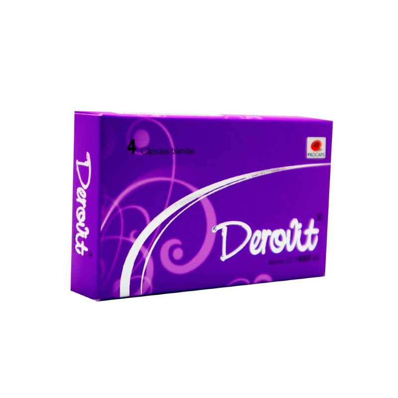 Derovit 14000ui x 4 capsulas - Siman El Salvador