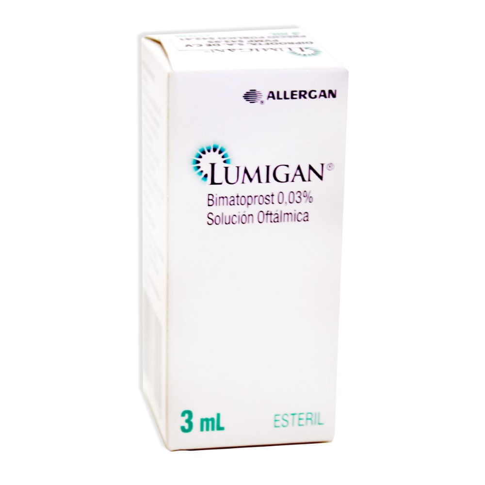 Lumigan 0.03 solucion oftalmica frasco x 3ml