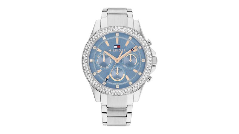 Reloj tommy discount hilfiger dama plateado