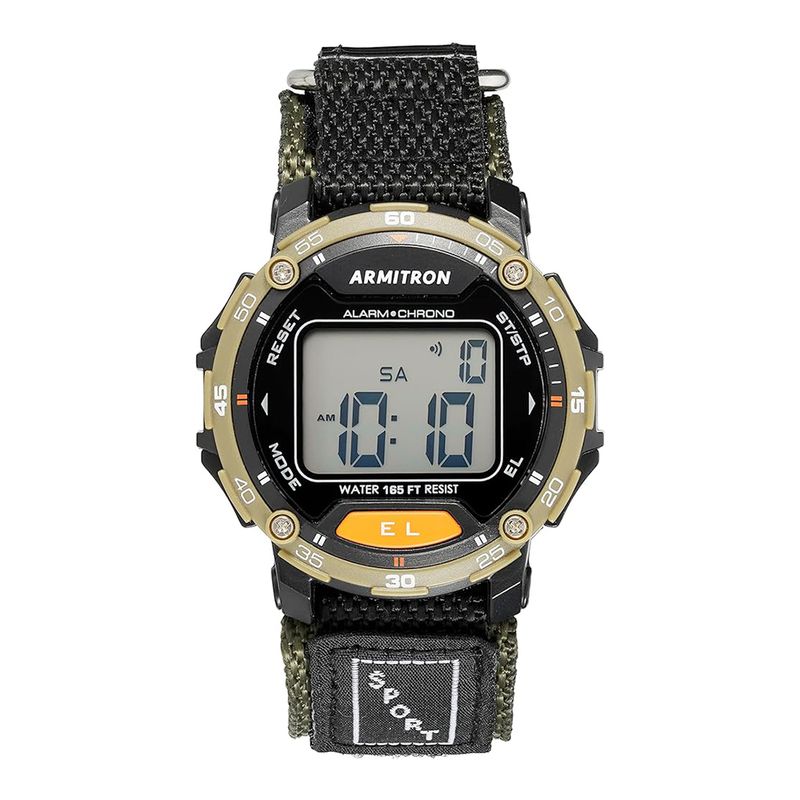 Reloj Armitron digital nylon negro para hombre